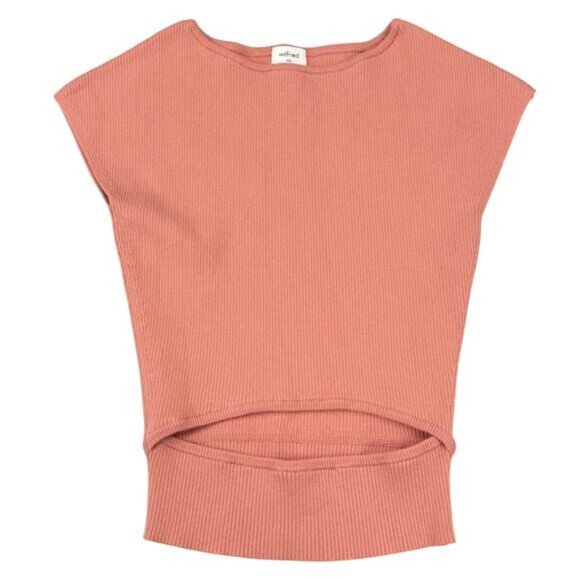 Aritzia Wilfred Yacine Cut-Out In Peach Coral Size XS - Picture 2 of 5